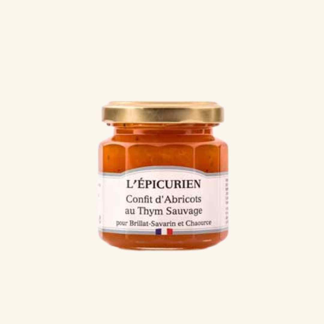 L'EPICURIEN - Confit d'Abricot avec thym sauvage 125g