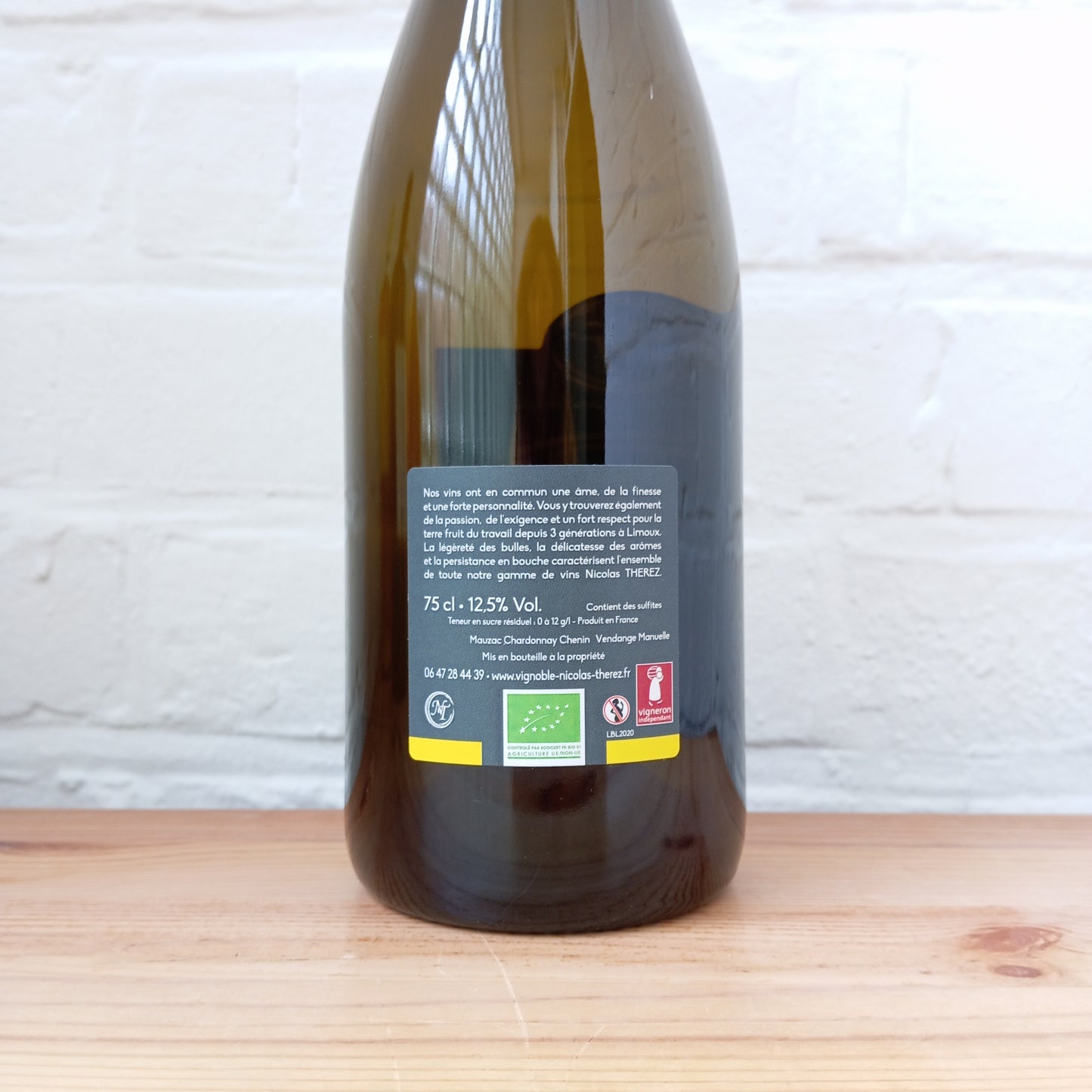 Schaumwein - Brut - Nature Tradition - N. Therez - AOP Blanquette de Limoux