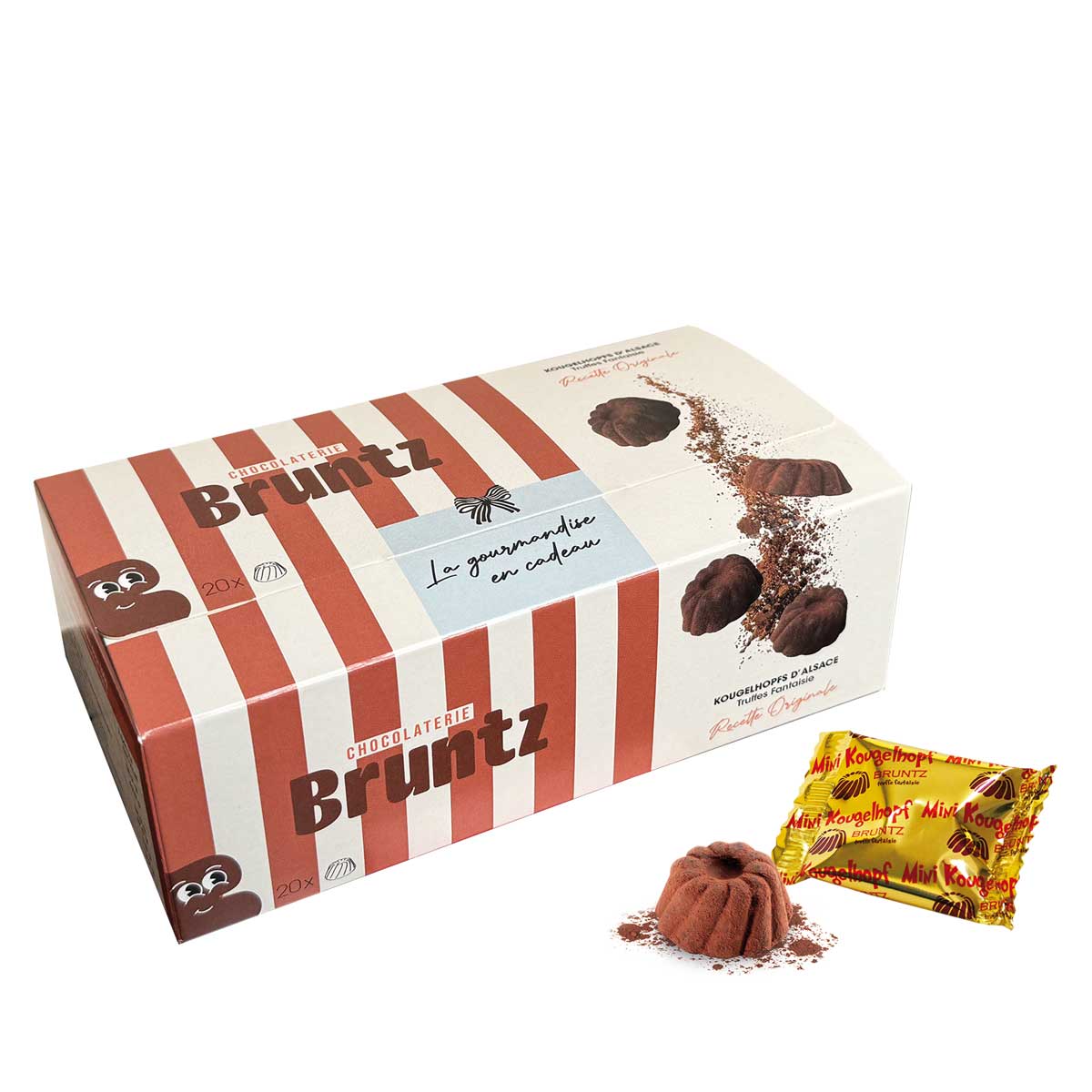 BRUNTZ- Kougelhopf Kakaokonfekt Natur 100g - NEUE PACKUNG
